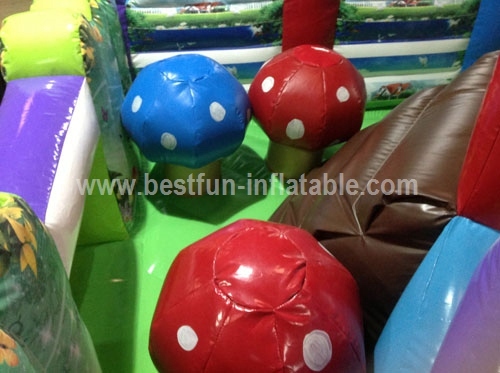 Kids Zone Inflatable Farm Themed Obstacle Course