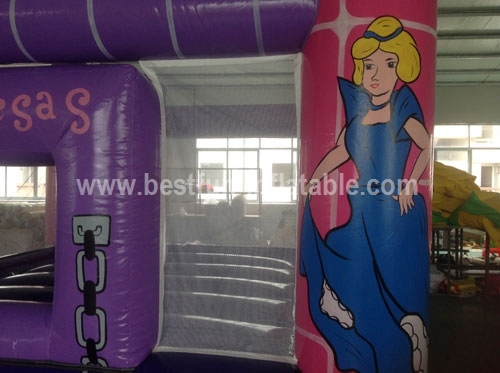 Pink Princess Inflatable Bouncer