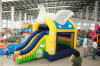 Custom Adult Kids commercial Inflatable Moonwalk inflatable bubble bounce house