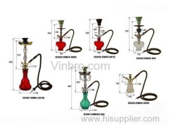 VinBRO Fashion Custom Hookah Shisha Pipe Set Portable Colored Metal Hookah Pipes