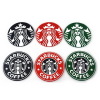 VinBRO Starbucks Silicone Coasters Cork/Bamboo/Pallet/Natural Stone/Wooden Cup Coaster