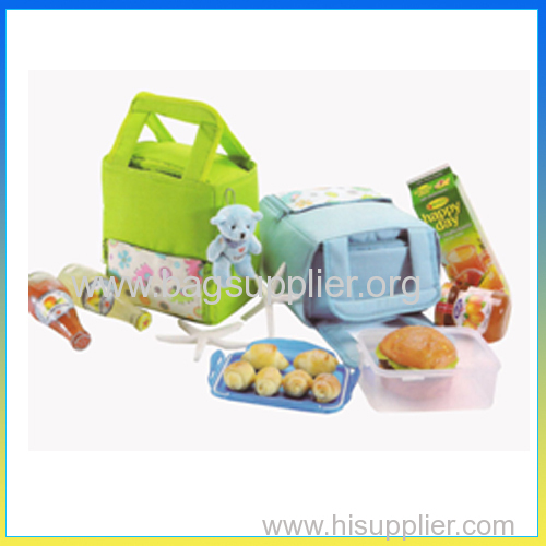 Whole sale zipper opening lunch bag travel picnic cooler bag