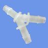 Gas Flow Control Plastic Y shape pipe fitting 3/8&quot; PP tube Connecting