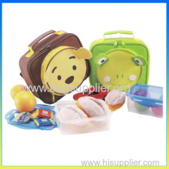 Cute mini style safe children ice box safe lunch kids cooler bag