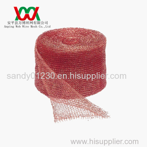 Knitted Copper Flat Wire Mesh(factory, 20 plus years)
