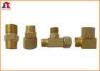 Brass Piping Fitting Pipeline Accessories Copper Big Tee Joint For Control Panel