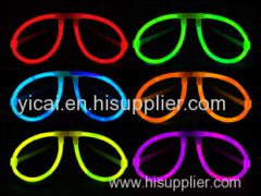 Fashion glow sun glasses in the dark for custom made