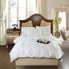 Washed White Duck Down Feather Filled Duvet, Comforter, Insert