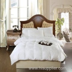 Washed White Duck Down Feather Filled Duvet, Comforter, Insert