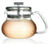 heat resistant Borosilicate single Wall Glass Teapot