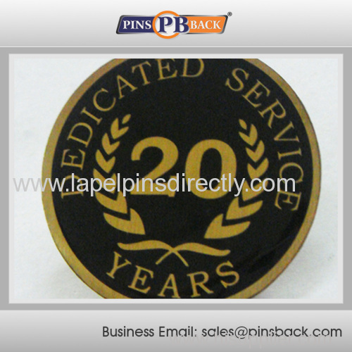 Custom high quality metal lapel pin for company year logo/pin badge for gifts/butterfly clutch/gold plated