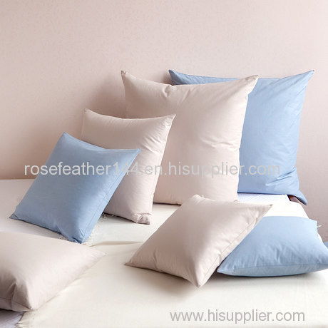 Rose white goose feather&down cushion inner