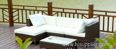 New style outdoor rattan sofa furniture/fashion indoor PE rattan sofa set