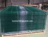 RAL6005 Welded Fence Panels Green powder coated fence