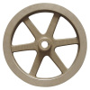 Wheel with die casting