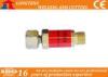 Copper 1 / 2 Fuel Gas Flashback Arrestor For Laser Cut Machine With Nut System