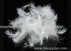 Washed white duck feather 4-6 cm