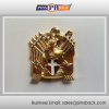 New design Die casting 3D lapel pin/gold plated pin badge with butter clutch /lapel pin /any shape badge