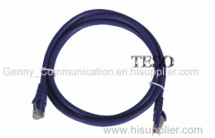 CE Cat6 Ethernet Patch Cord Fire Resistant For Communication Equipment