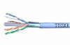 Cat6A 23Awg Bare Copper Ethernet Lan Cable / FTP Lan Cable For Network Cabinet