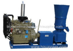 Flat Die Wood Pellet Machine-Diesel Engine