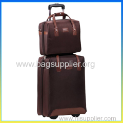 Hot sale fashion business trip trolley case top 10 luggage sets