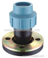 PP Flange Adapter With Zinc-Plated Steel Pipe Fittings