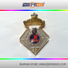 Custom Blinking Crown Diamond Shape Metal Lapel Pin /shaped diamond lapel pins With Custom Logo
