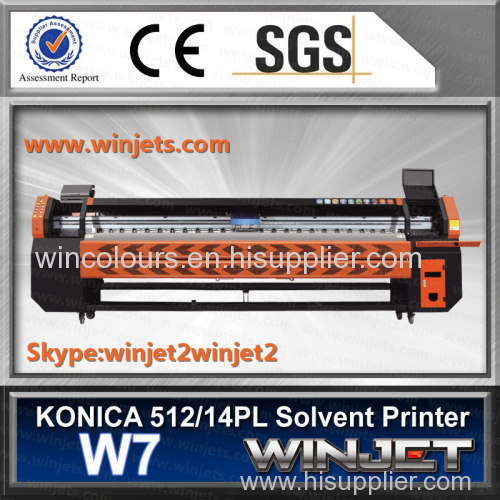 WinJET W7 KONICA series solvent printer