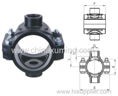 PP Double Clamp Saddle PN10 Pipe Fittings