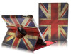 The British flag 360 rotation stand case for ipad 2/3