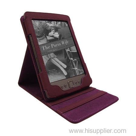 Leather-style Built in stand for Amzon kindle