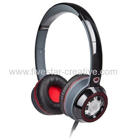 Wholesale Monster Ncredible Ntune On-Ear Headphones Black with Red