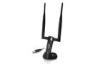 Mini USB Wifi Dual Band Adapter With 2 Detachable Antenna