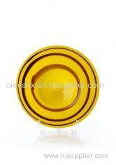 Yellow with Black Decorative Glass Ornaments for Home / Restaurant / Hotel