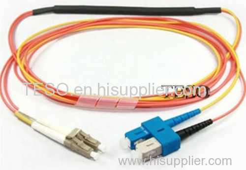 CE CATV Fiber Optic Patch Cord / Patch Cables Single Mode LC / SC / FC