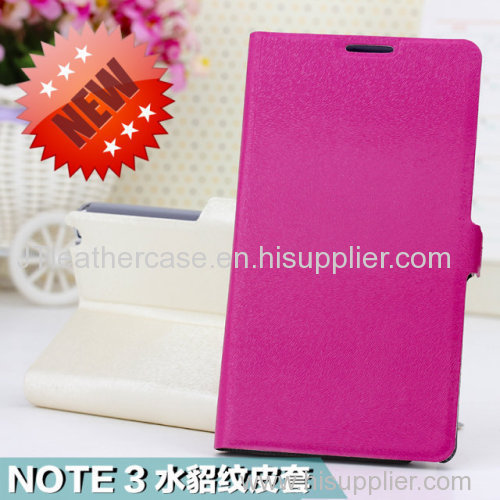 Multi color luxury Mink Grain case for Note 3 .