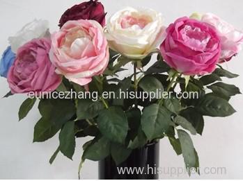 High Quality Artificial Decorative Big Single Rose.