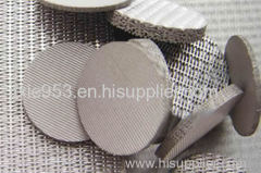 Dutch Woven Sintered Wire Mesh filter