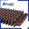 Turning Radius Flush Grid S2400 modular plastic belts for machiney equipment