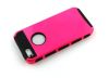 Hybrid Impact PC Silicone Rubber Defender Hard Cover Case for iPhone 5/5S Rose