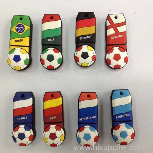 National team flash usb with Eco-friendly material
