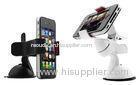 Portable Black and white Samsung Car Phone Holder / Vehicle Phone Holder For Mobile Phone PDA