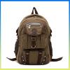 Heavy duty canvas camp sports bag vintage style backpack bag