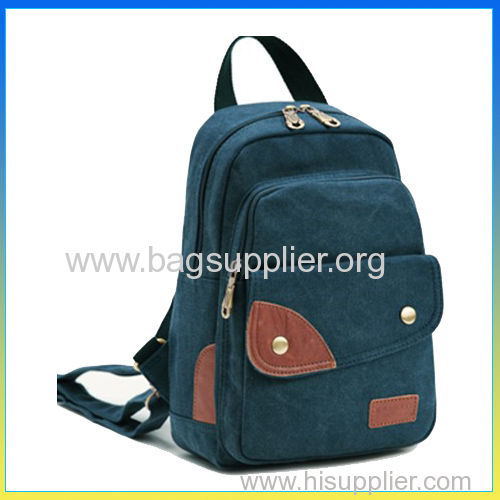 New design canvas laptop kit bag outdoor school backpack bag