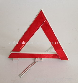 Car emergency kit warning triangle