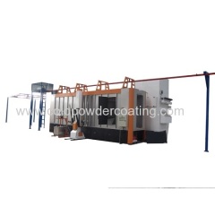 automatic powder spraying booth