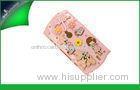 Cartoon Xperia Arc X12 Sony Cell Phone Cases With Diamond Stone Decal Pink / Yellow