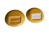 Ceramics road stud 4 inch yellow with reflector