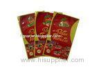 Customized Pasta Sauce Packaging , PET / AL Side Gusset Bag With Zippered